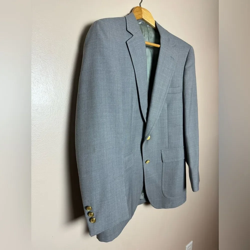 SALE! Men’s Gray Botany 500 Vintage Sportcoat Size 36S EUC